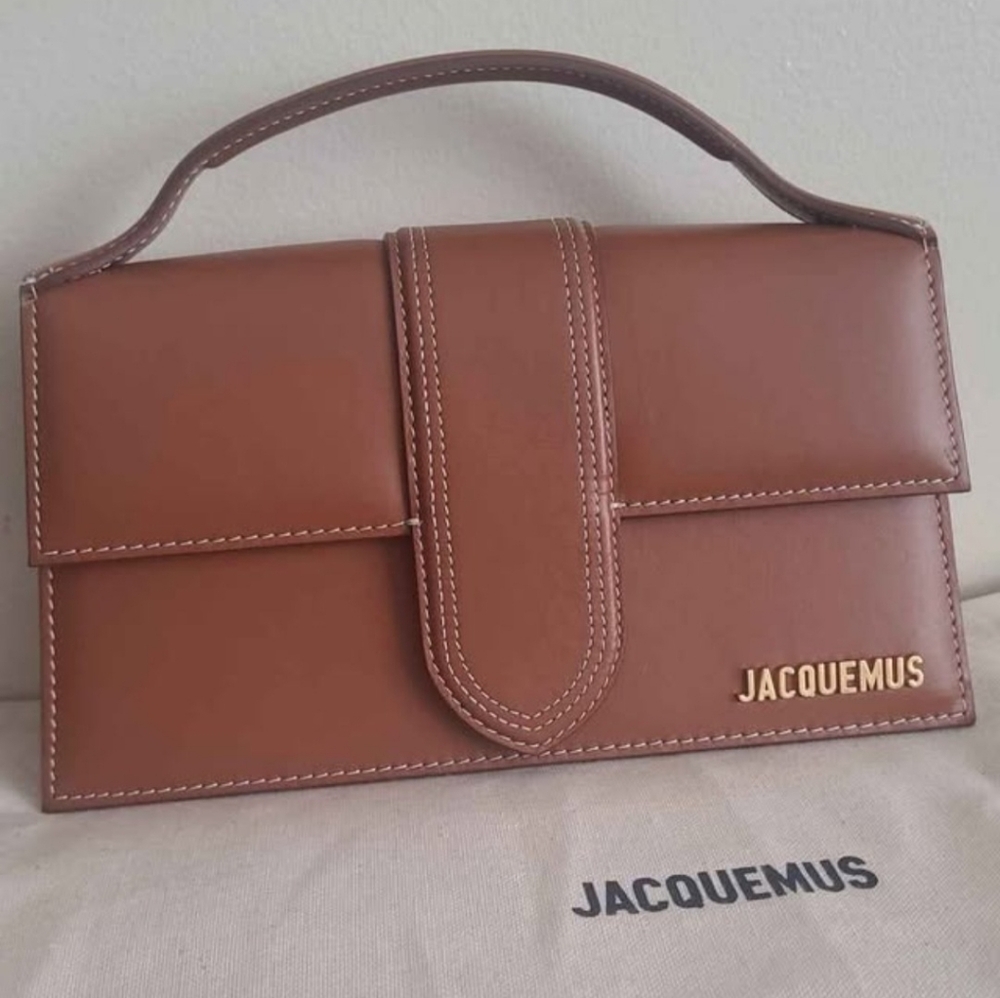Jacquemus Brown Leather Handbag Le Grand Bambino
